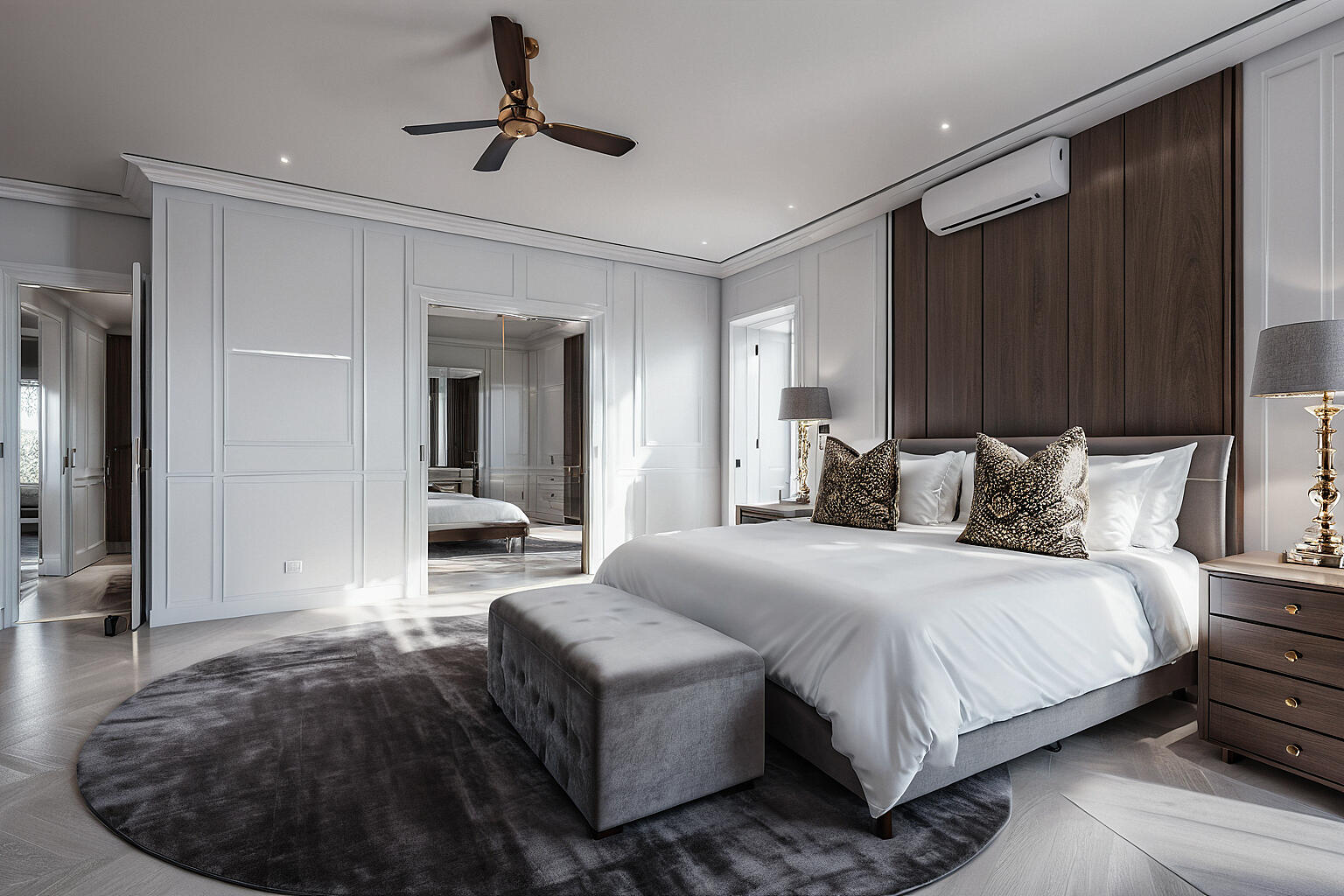 Bedroom • Render • Mid Century